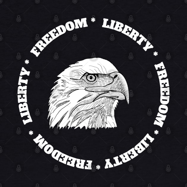 EAGLE OF FREEDOM & LIBERTY by DMcK Designs